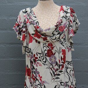 S.L. Fashions women floral long dress size 18 W